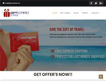 Tablet Screenshot of giftcardjunkie.net